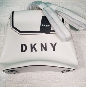 DKNY leather backpack handbag authentic NWT